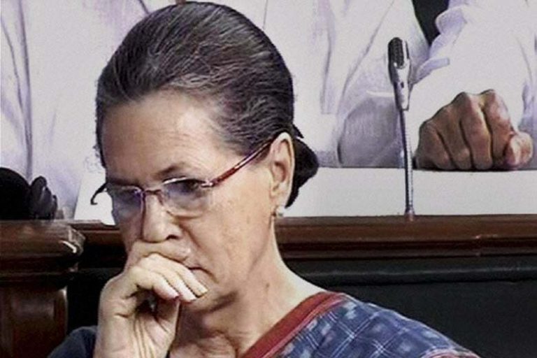 विपक्ष का विरोध कैमरे पर नहीं दिखाये जाने से सोनिया गांधी नाराज