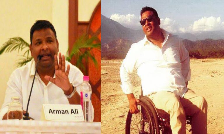 दिव्यांग अधिकार कार्यकर्ता अरमान अली ने अमेरिकी कार्यक्रम में भारत का किया प्रतिनिधित्व