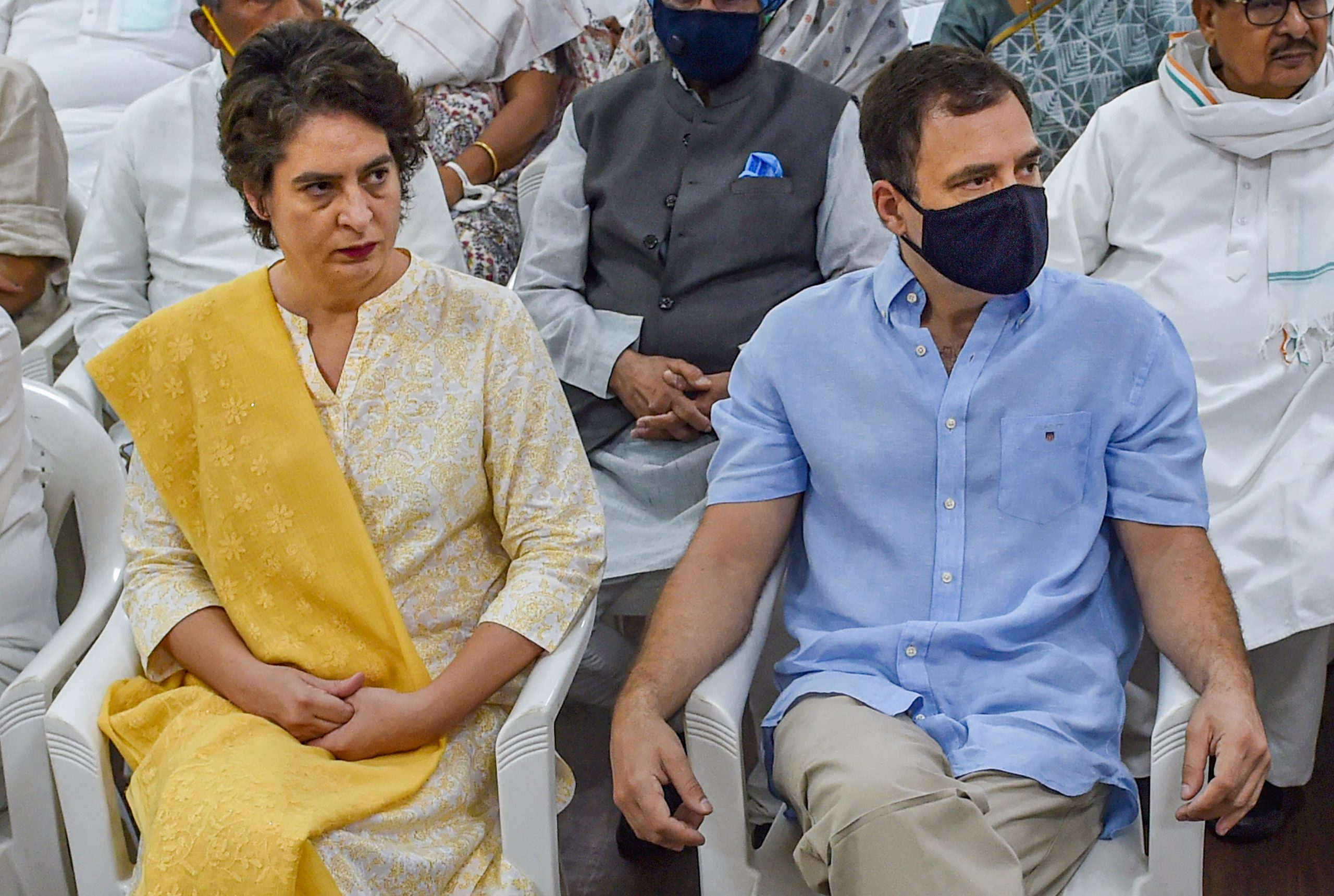 Rahul Gandhi and Priyanka