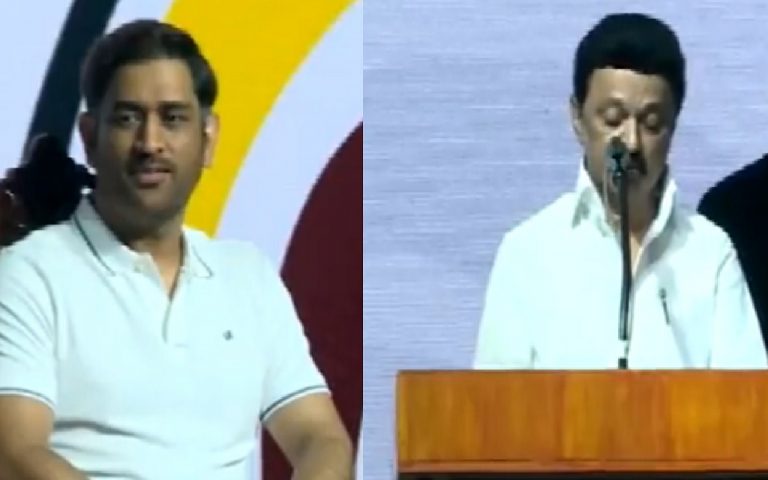 तमिलनाडु के सीएम एमके स्टालिन ने की MS Dhoni की तारीफ, IPL से संन्यास नहीं लेने की गुजारिश की