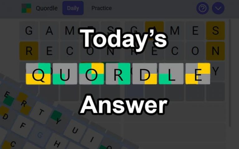 Quordle Today: आज के क्वॉर्डल के हिंट्स और आंसर्स यहां हैं