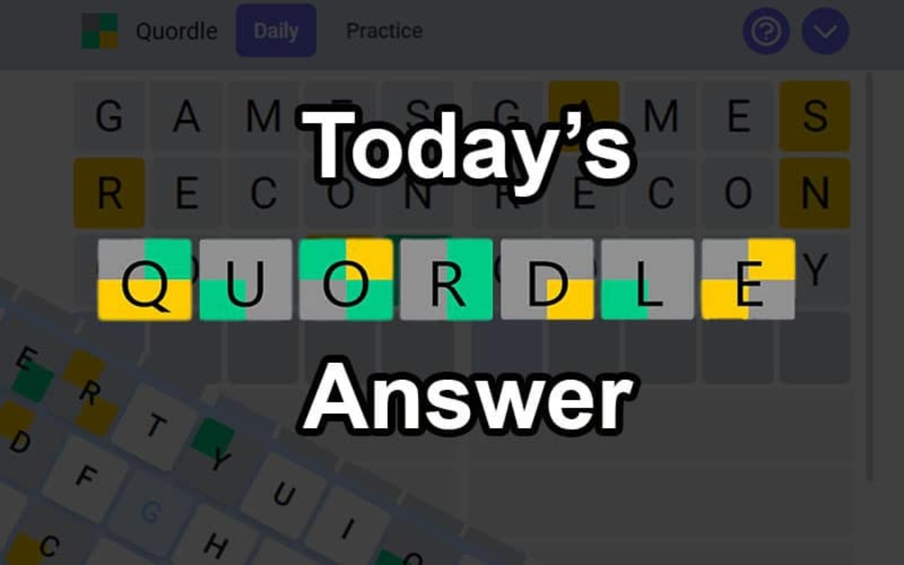 Quordle Answers 22 April 2025