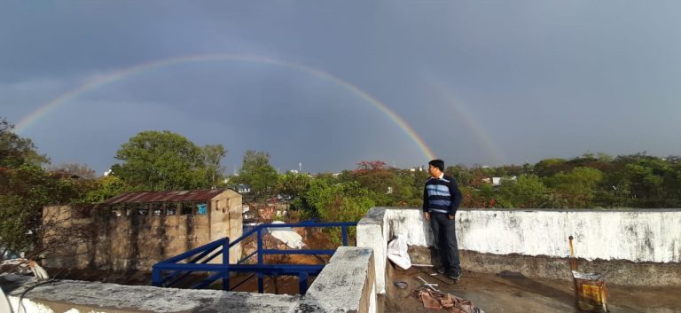 रांची में डबल इंद्रधनुष, आपने देखा क्या? See PICS