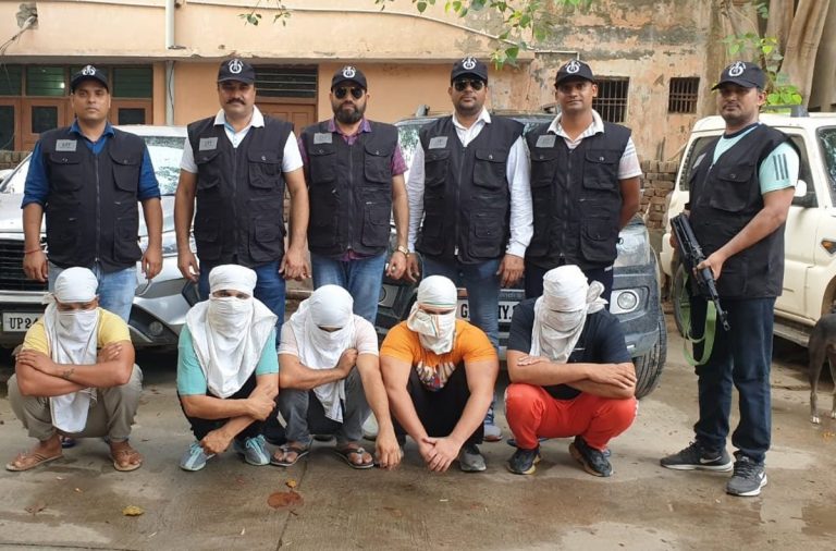 हरियाणा एसटीएफ ने लॉरेंस बिश्नोई गिरोह के पांच अपराधियों को किया गिरफ्तार, कई लग्जरी कारें बरामद