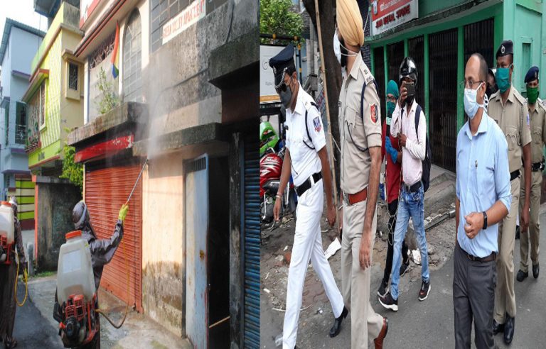 सिलीगुड़ी में कोरोना के 2 नये मामले, जिला प्रशासन ने सेनिटाइज कर इलाके को किया सील