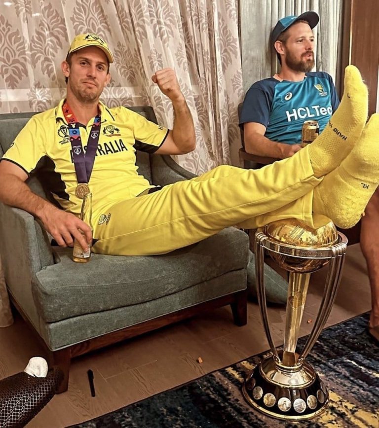 Cricket World Cup Final : ऑस्ट्रल‍ियाई क्रिकेटर मिचेल मार्श के खिलाफ अलीगढ़ में FIR के लिए दी तहरीर, जांच शुरू
