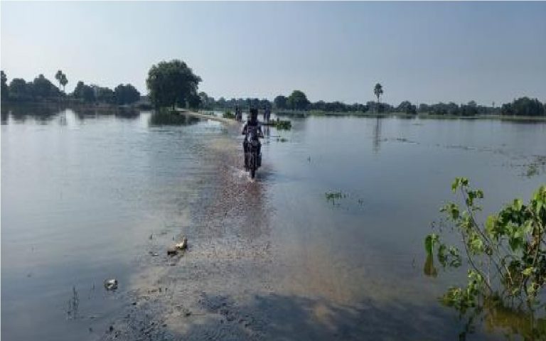 सरयू नदी में बढ़े पानी ने सारण के लोगों की बढ़ाई चिंता, सता रहा छठ में खलल पड़ने का डर
