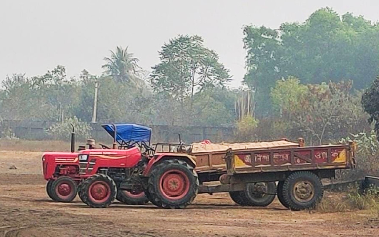 Chandana River Sand Mining