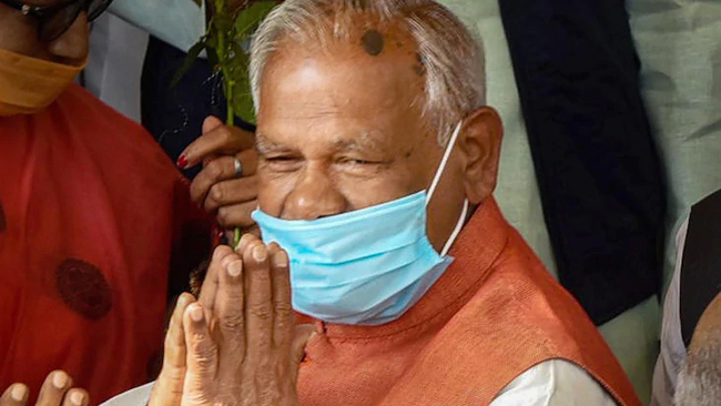 कोरोना संक्रमित जीतनराम मांझी की सेहत स्थिर, सांस में तकलीफ के बाद हैं पटना एम्स में दिया जा रहा है ऑक्सीजन सपोर्ट