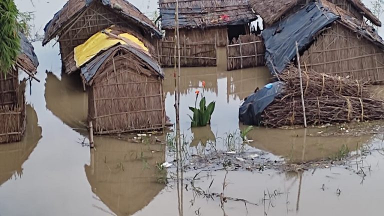 Bihar News: गंगा के जल स्तर में घटाव जारी, लोगों में संक्रमित बीमारियां फैलने का खतरा