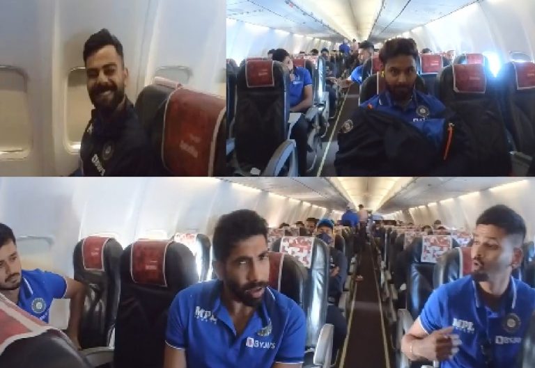 IND vs SL: बेंगलुरु पहुंची टीम इंडिया, ऋषभ पंत ने हवा में मारी आंख, तो विराट कोहली का आया ऐसा रिएक्शन