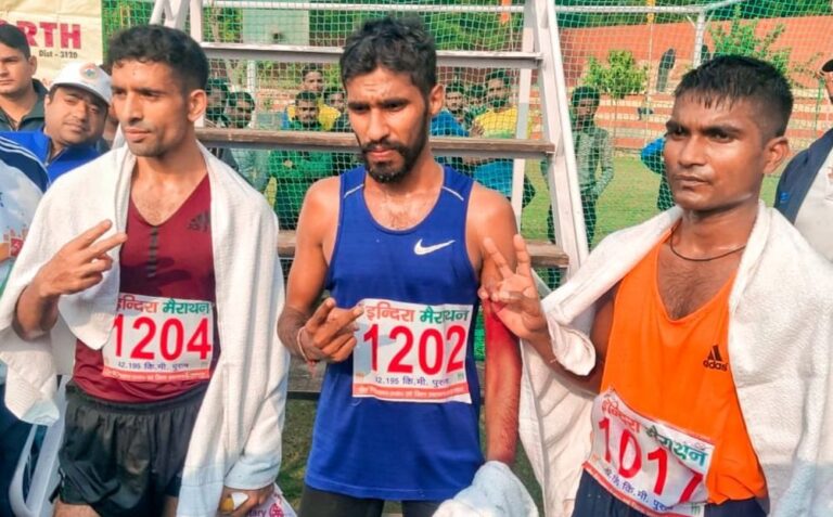 Prayagraj News: इंदिरा मैराथन में पुणे के बेली अप्पा ने मारी बाजी, मॉनिटरिंग के लिए जूतों में थी खास चिप