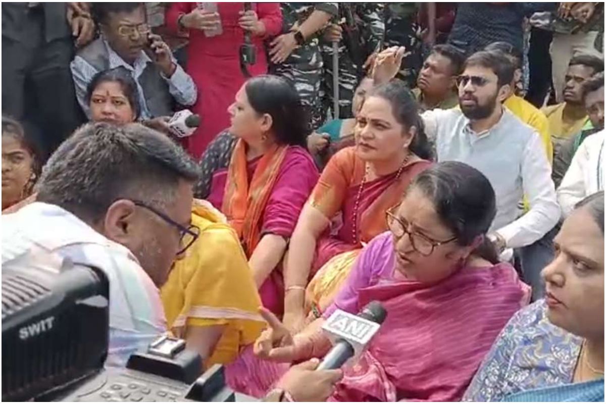 संदेशखाली पहुंची भाजपा की केंद्रीय दल