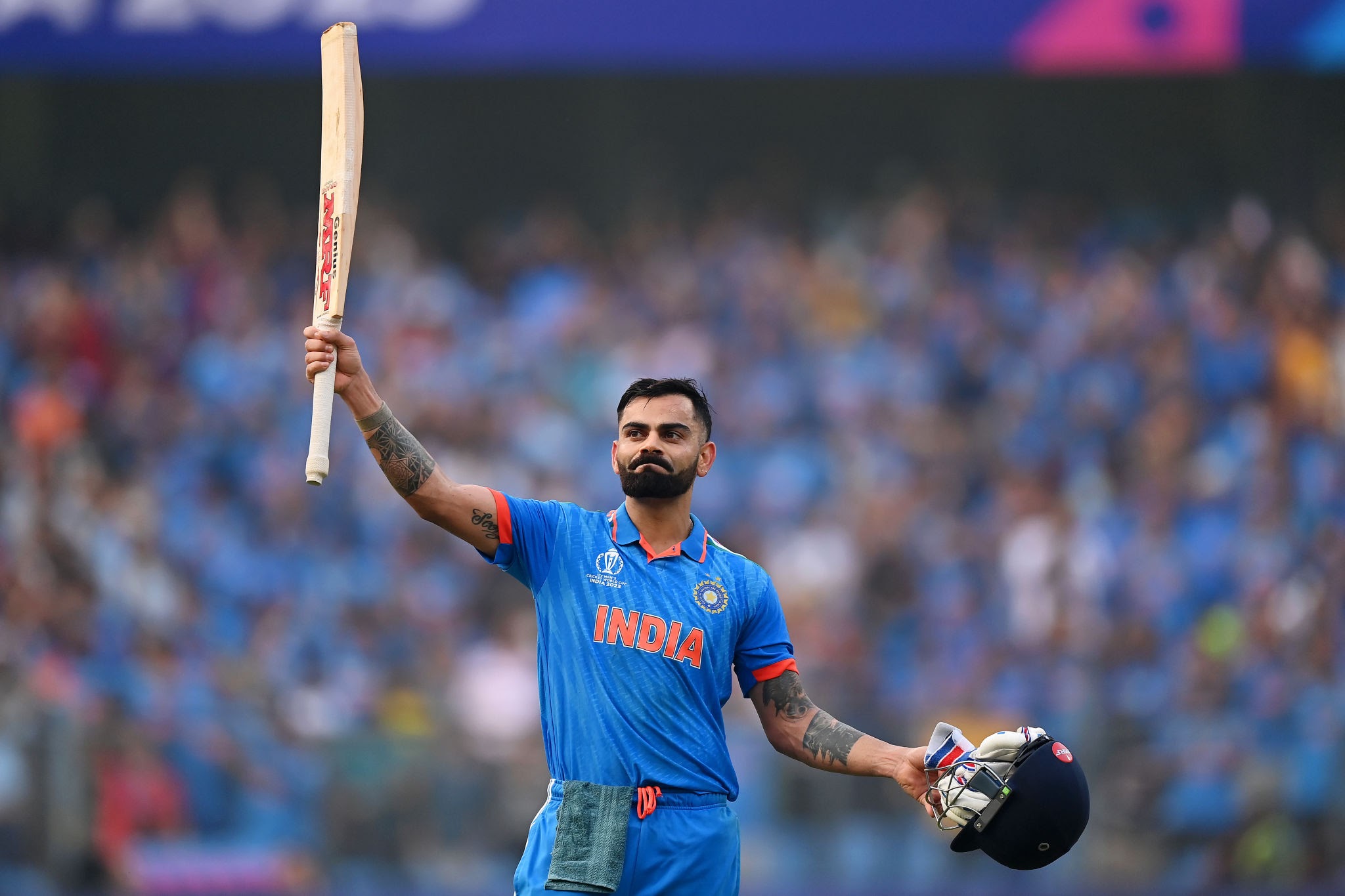 Virat Kohli with title of GOAT
