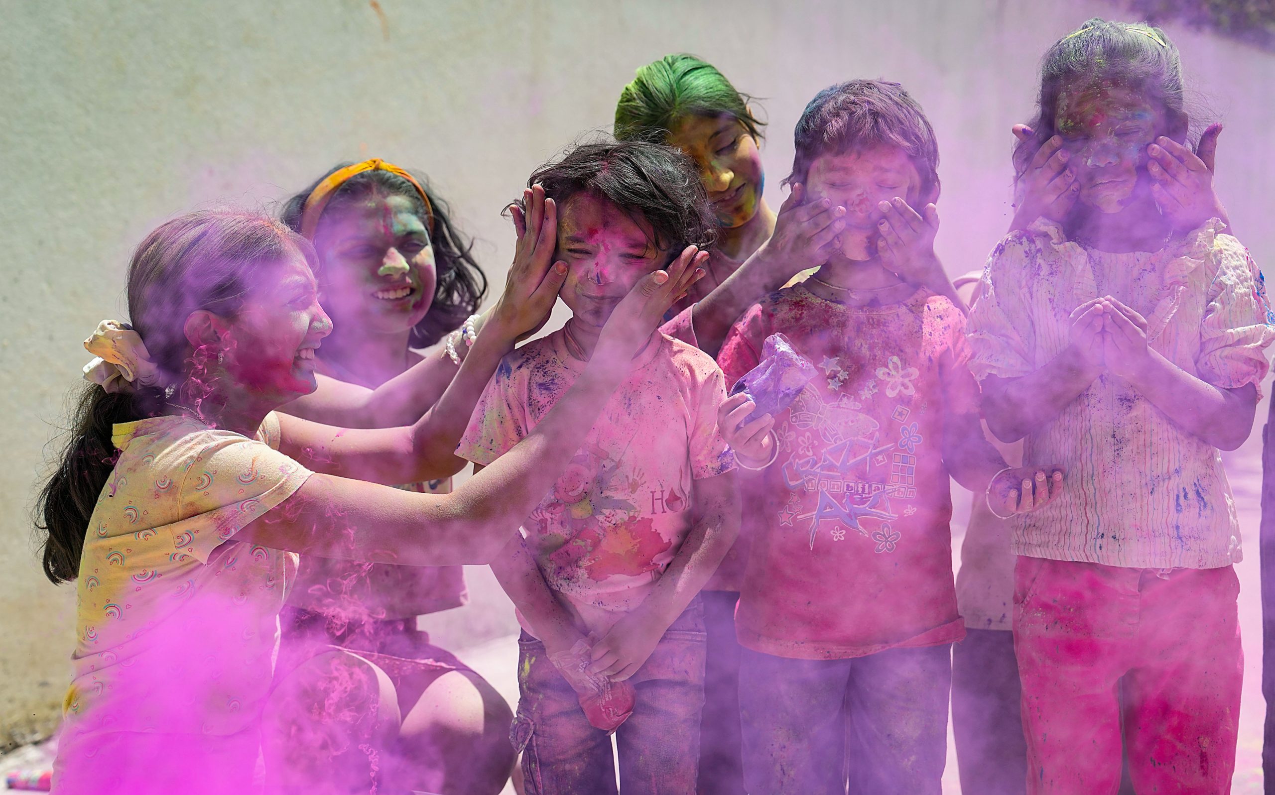 Holi celebrations