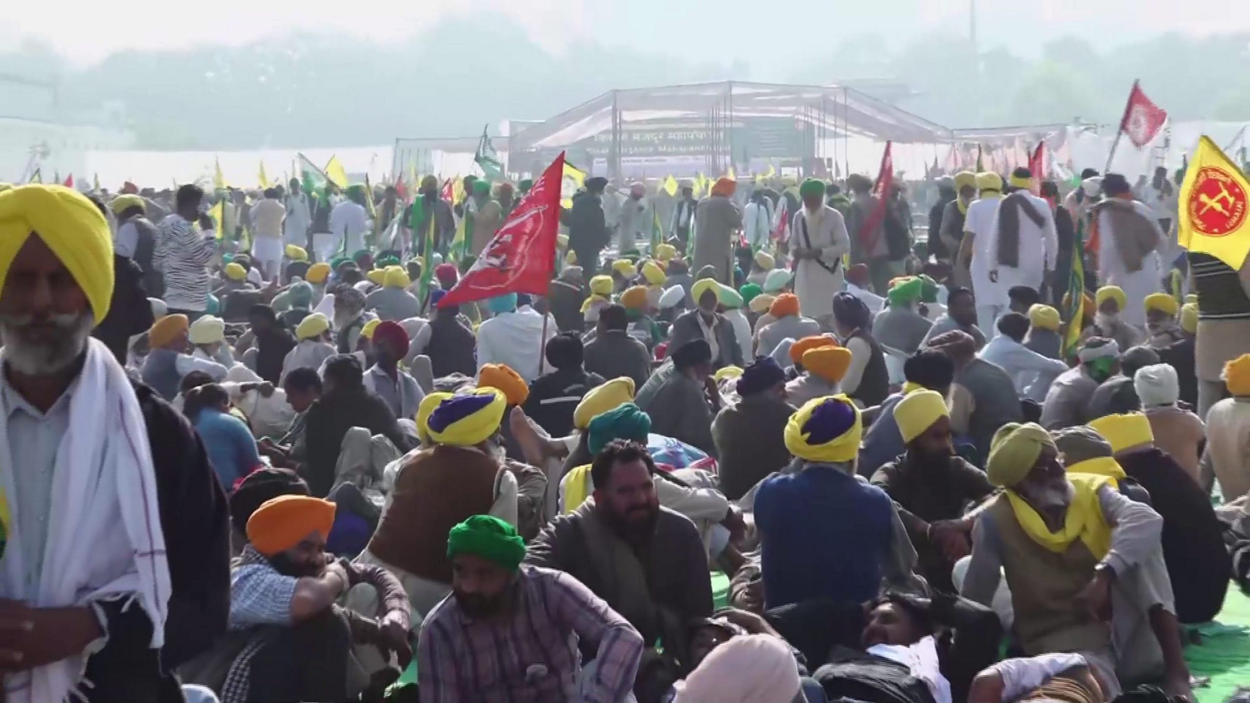 Kisan Mahapanchayat at Ramlila Maidan