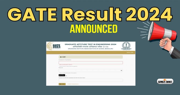 GATE 2024 Result पर आया ये अपडेट, यहां से देखें परिणाम