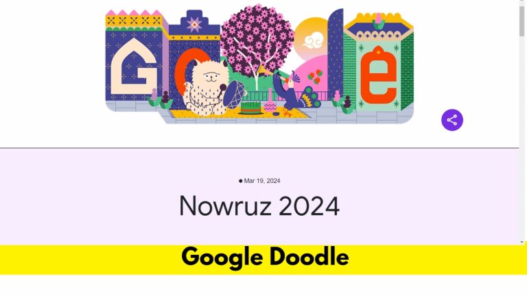 Google Doodle: पारसी नव वर्ष के लिए गूगल ने बनाया नया डूडल, देखें इसमें क्या है खास