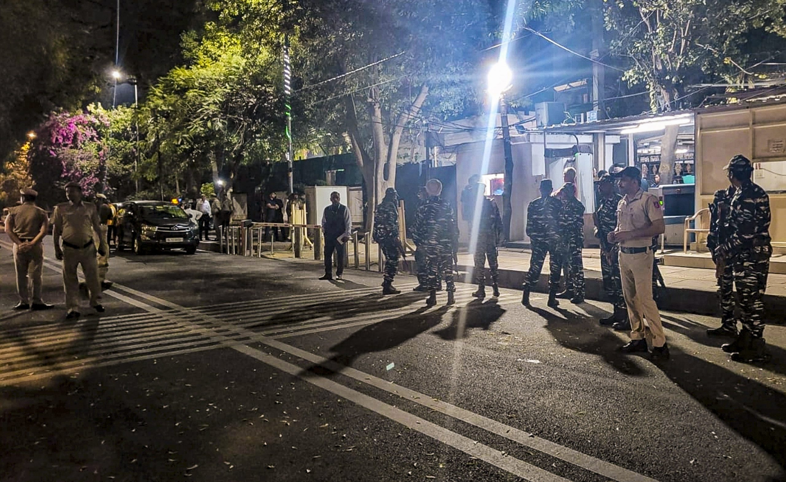 Security at Delhi CM Kejriwal's residence