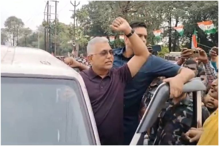 Dilip Ghosh : दुर्गापुर में तृणमूल व बीजेपी में हुई झड़प, दिलीप घोष को लगे ‘गो बैक के नारे’