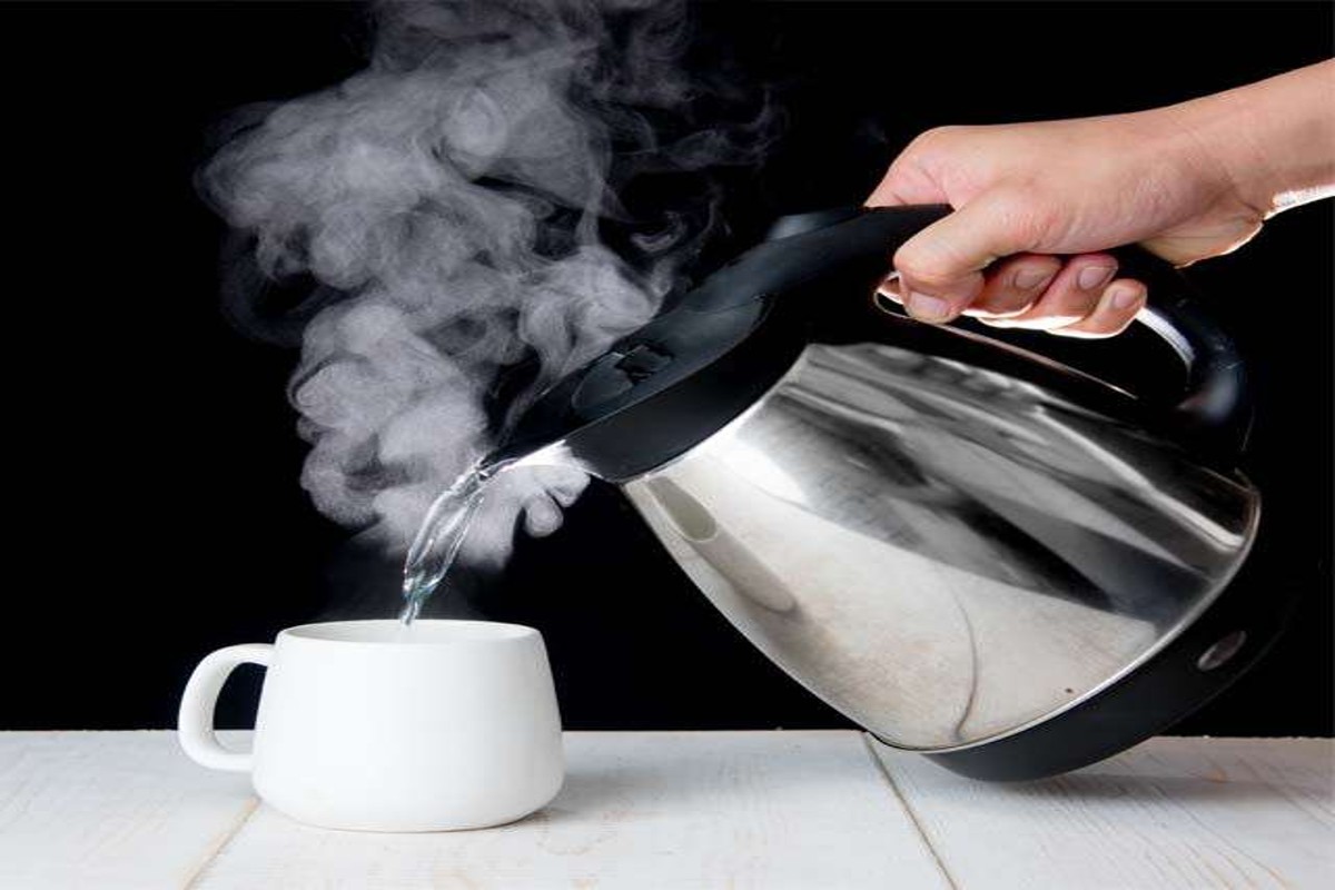 Hot water