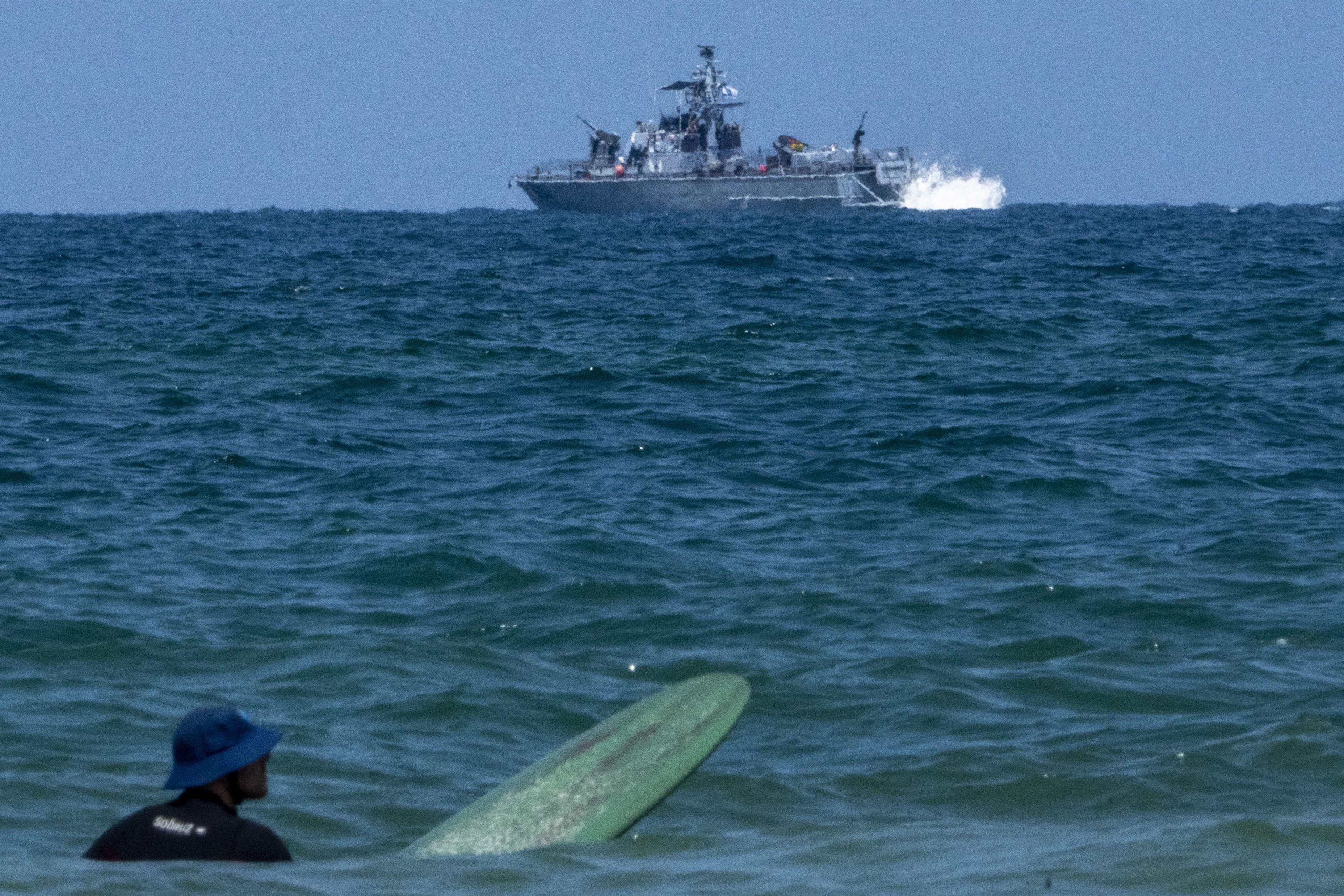 Israeli naval ship