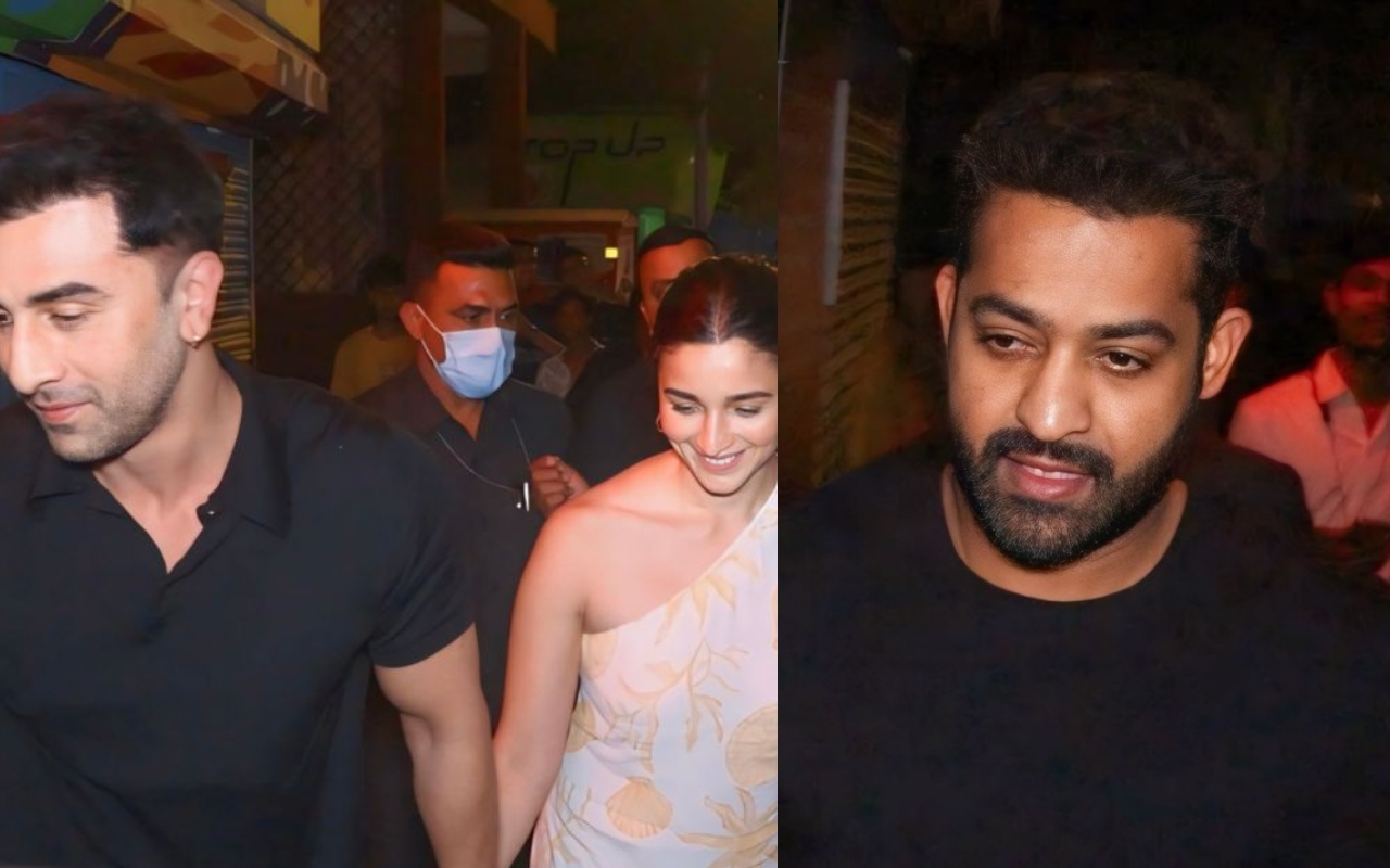 Jr NTR dinner date with Ranbir Kapoor Alia Bhatt