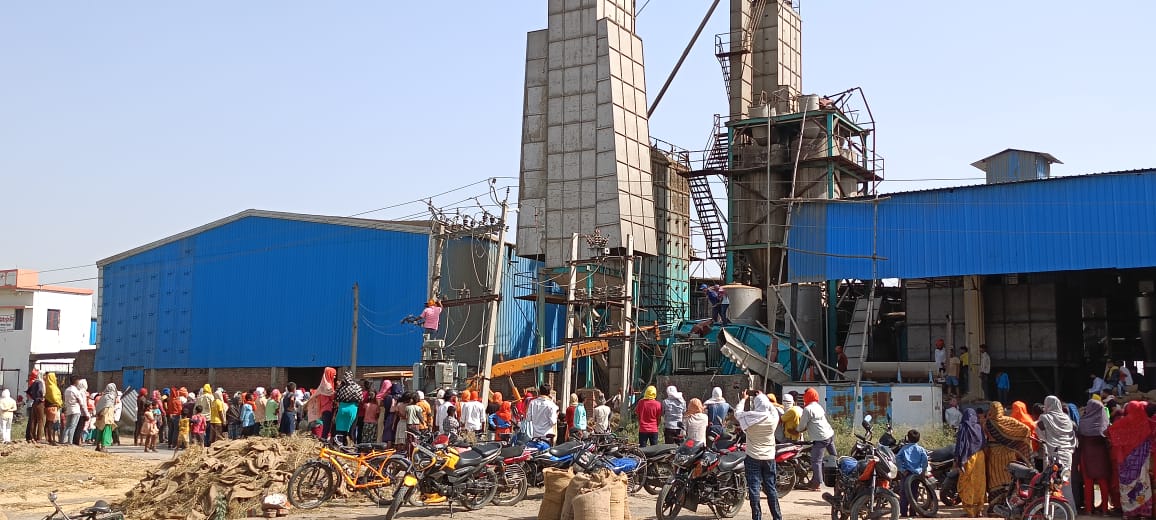 Bihar News : सासाराम में राइस मिल ध्वस्त