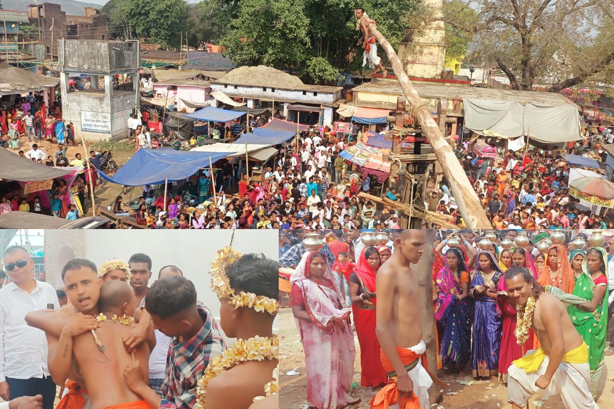 भगता परब पर जुटे श्रद्धालु