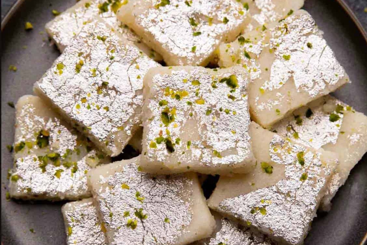 coconut barfi