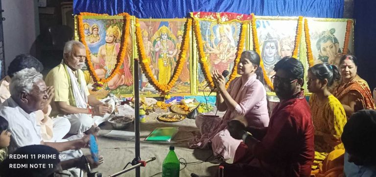 शिव गौरा के लाडले गणेश जी मेरे अंगना पधारों … पर झूमे श्रद्धालु