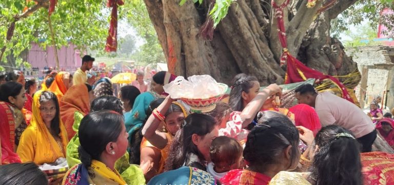 चैत नवरात्रा व रामनवमी के दिन मंदिरों में रही श्रद्धालुओं की भीड़