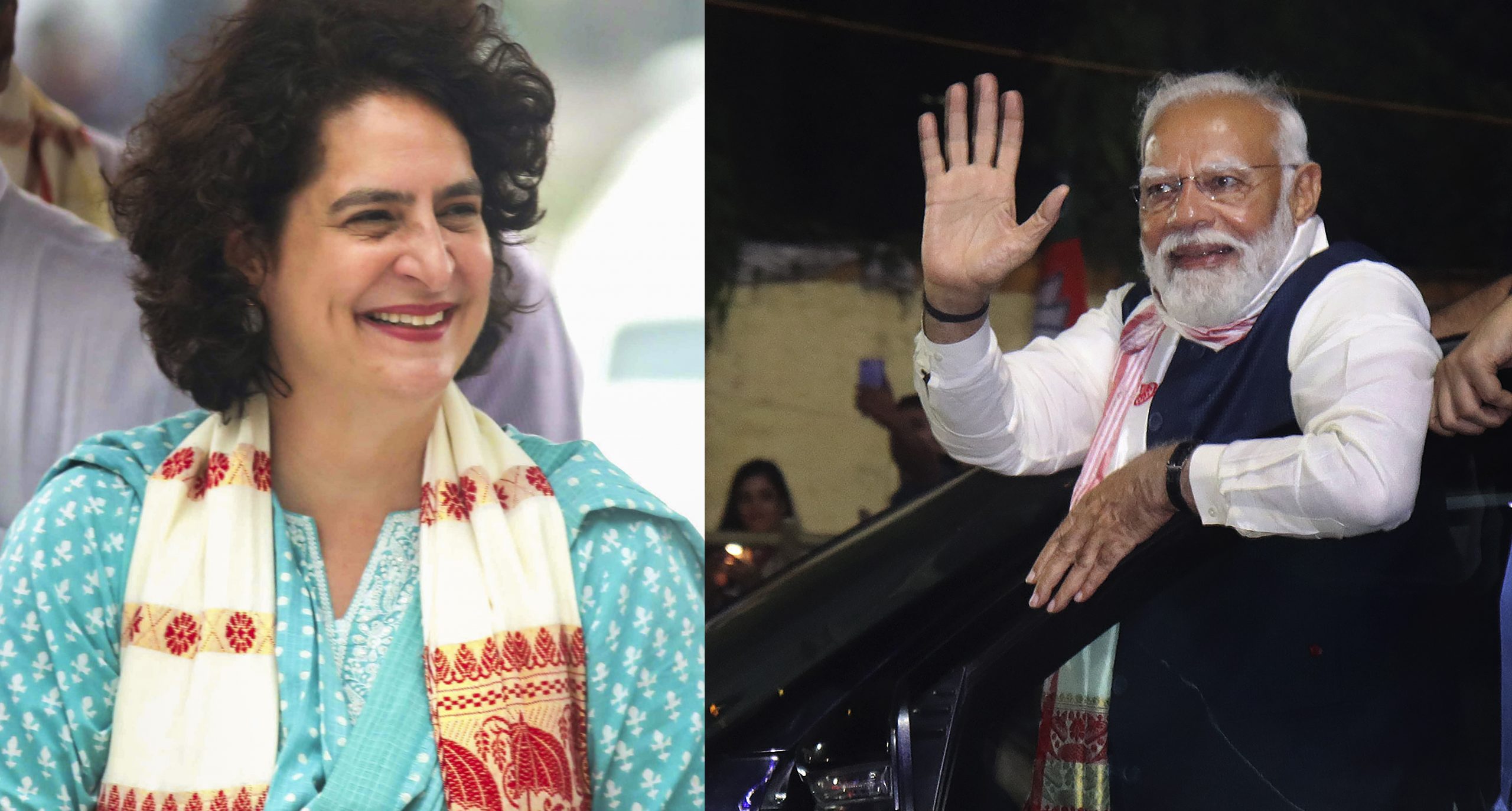 pm modi and priyanka