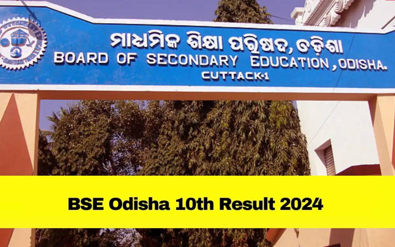 BSE Odisha 10th Result 2024