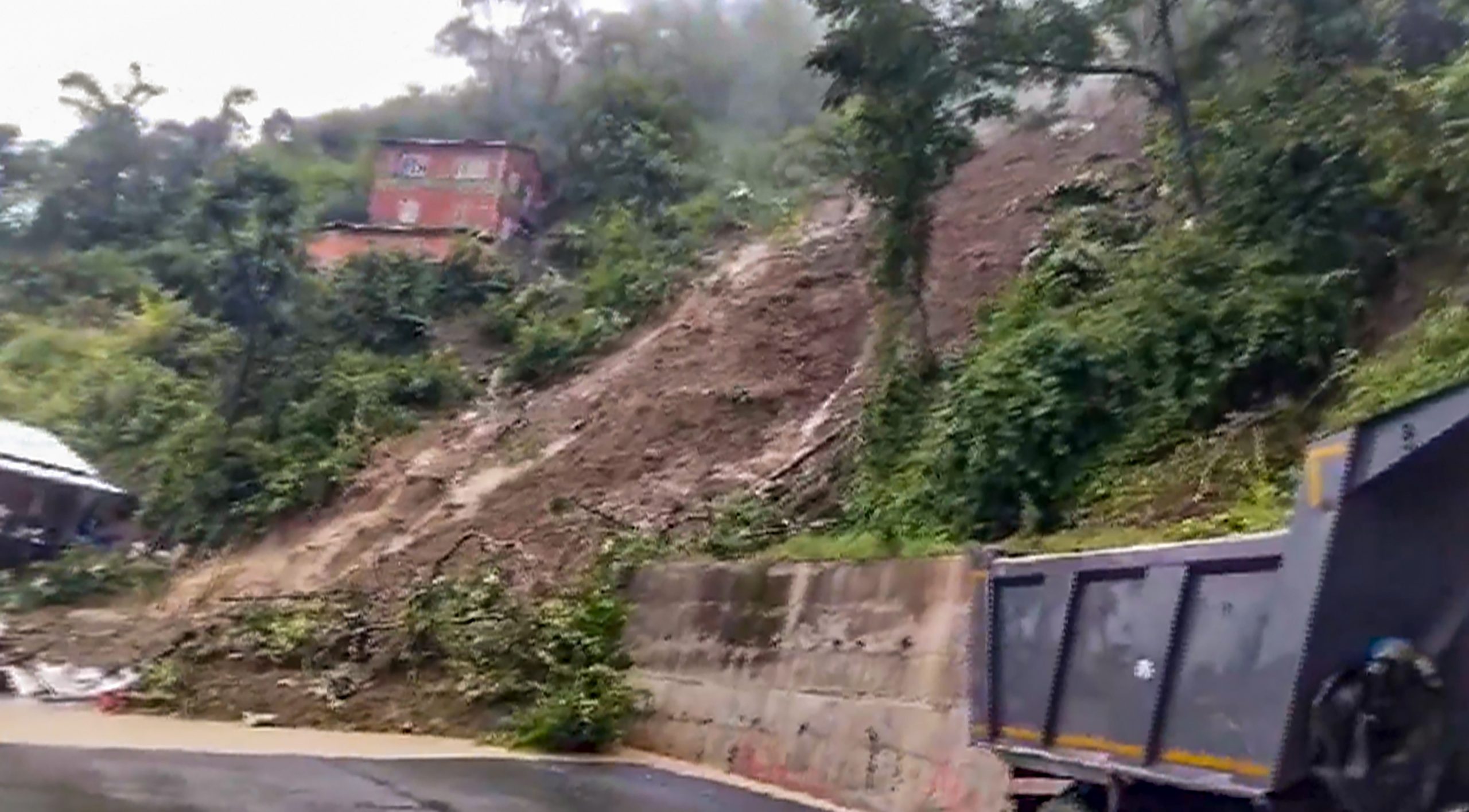 Landslide in Mizoram