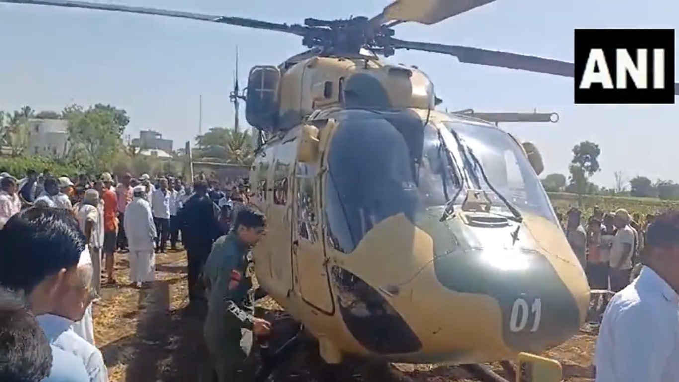 Dhruv helicopter