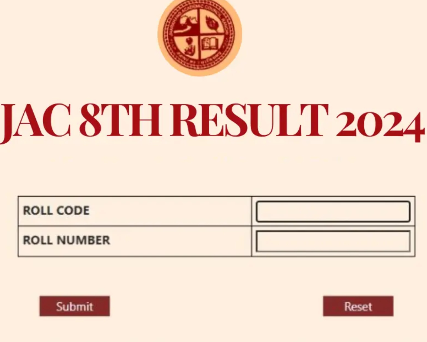JAC 8th Result 2024