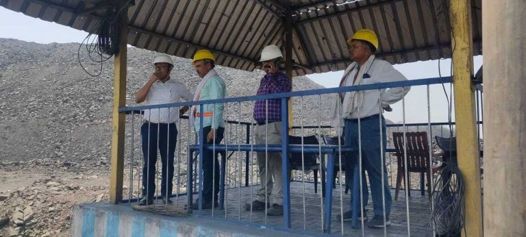 डीएमएस ने किया एकेके ओसीपी माइंस का निरीक्षण
