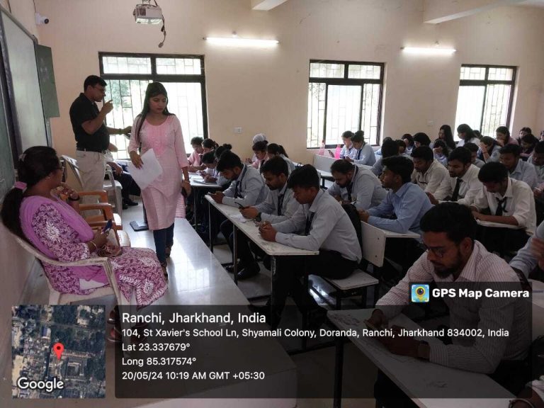 डोरंडा कॉलेज में मेगा प्लेसमेंट ड्राइव में 40 विद्यार्थियों का चयन