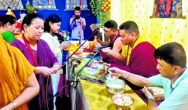 झारसुगुड़ा. निर्माणाधीन मंदिर में भगवान बुद्ध की जयंती मनी, जन-जन तक पहुंचाया शांति का संदेश