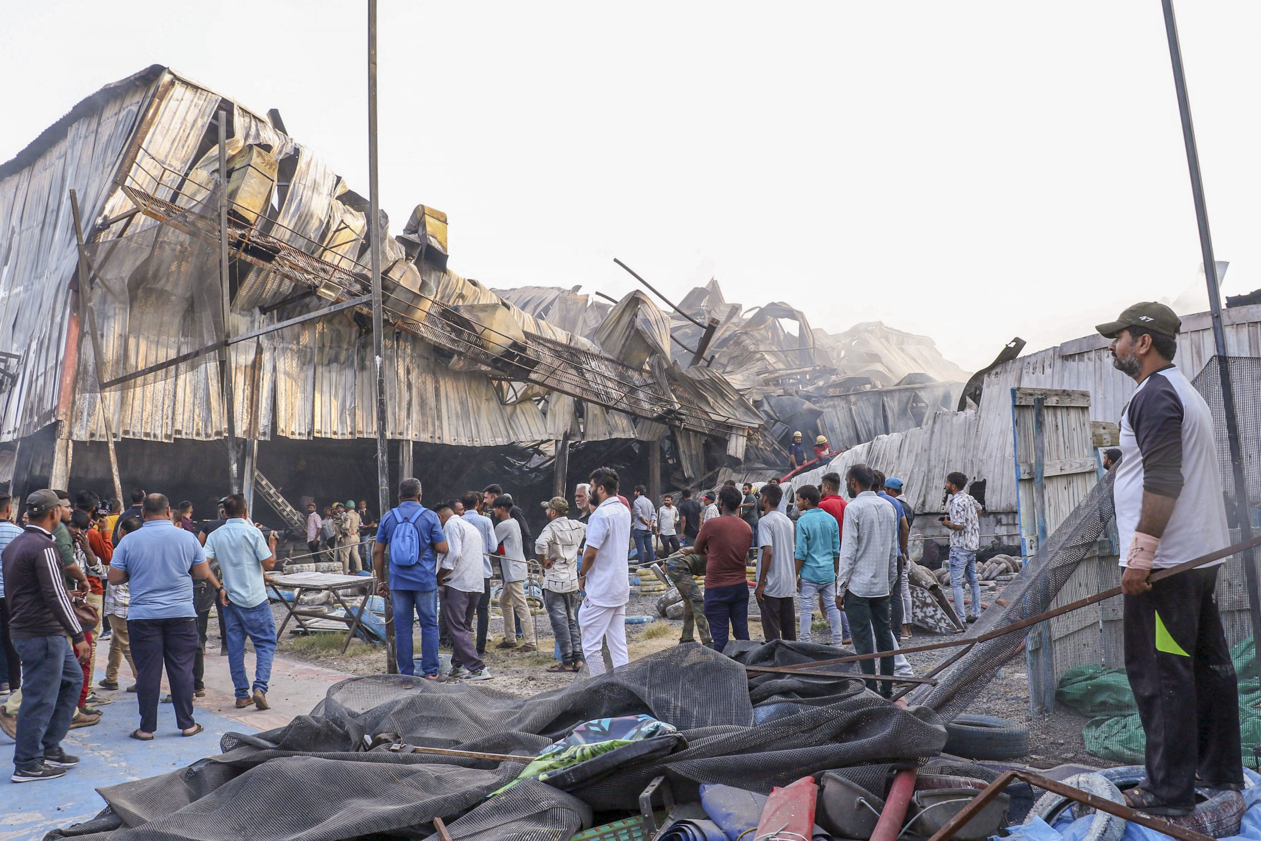 Fire in Rajkot