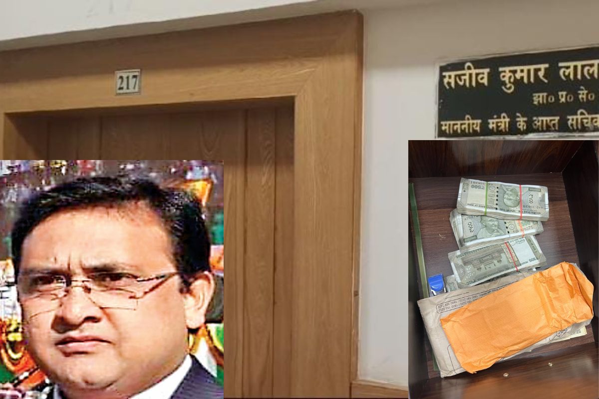 संजीव लाल के प्रोजेक्ट भवन के कमरे से मिले कैश