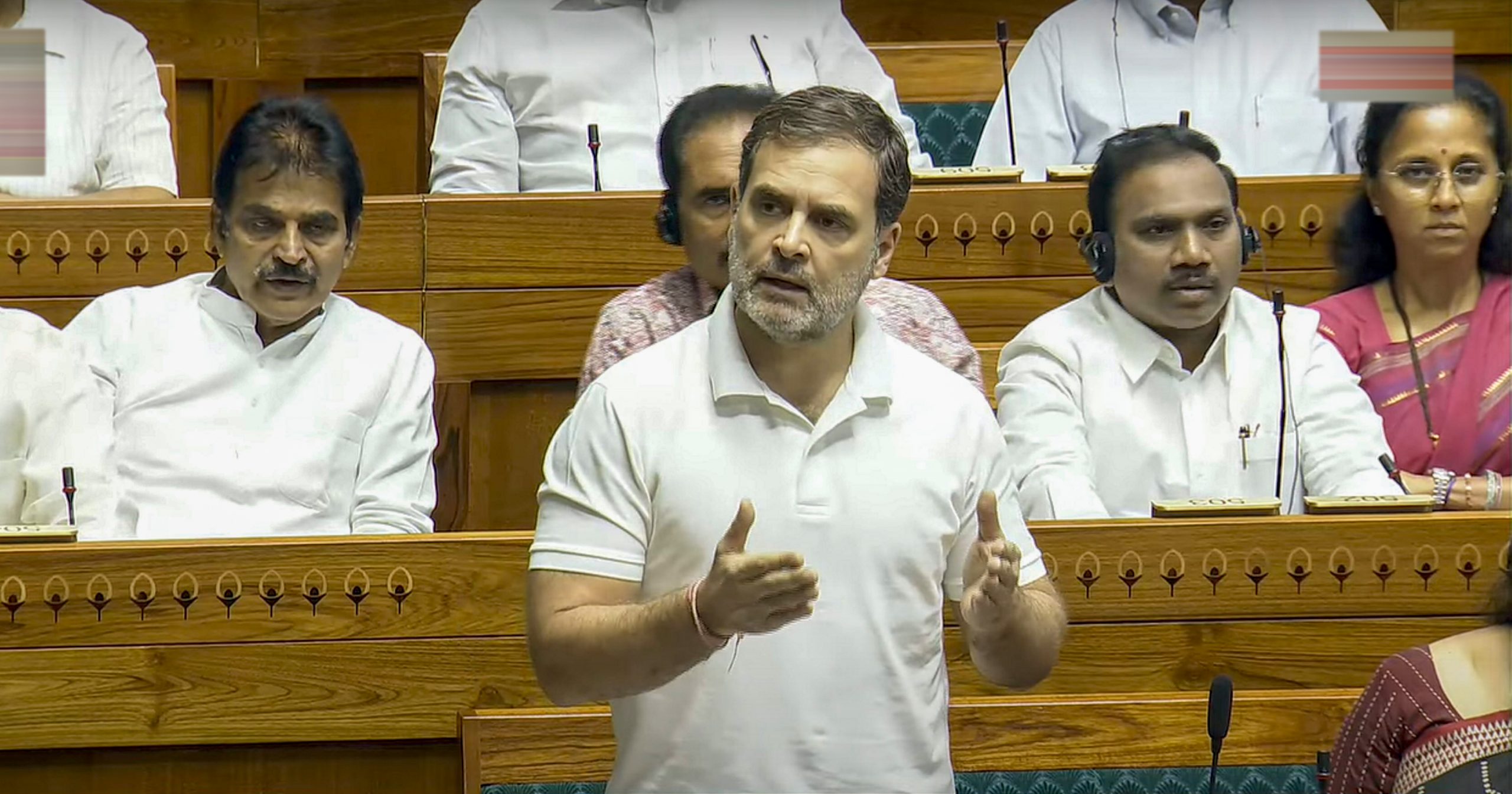 Rahul Gandhi in Lok sabha