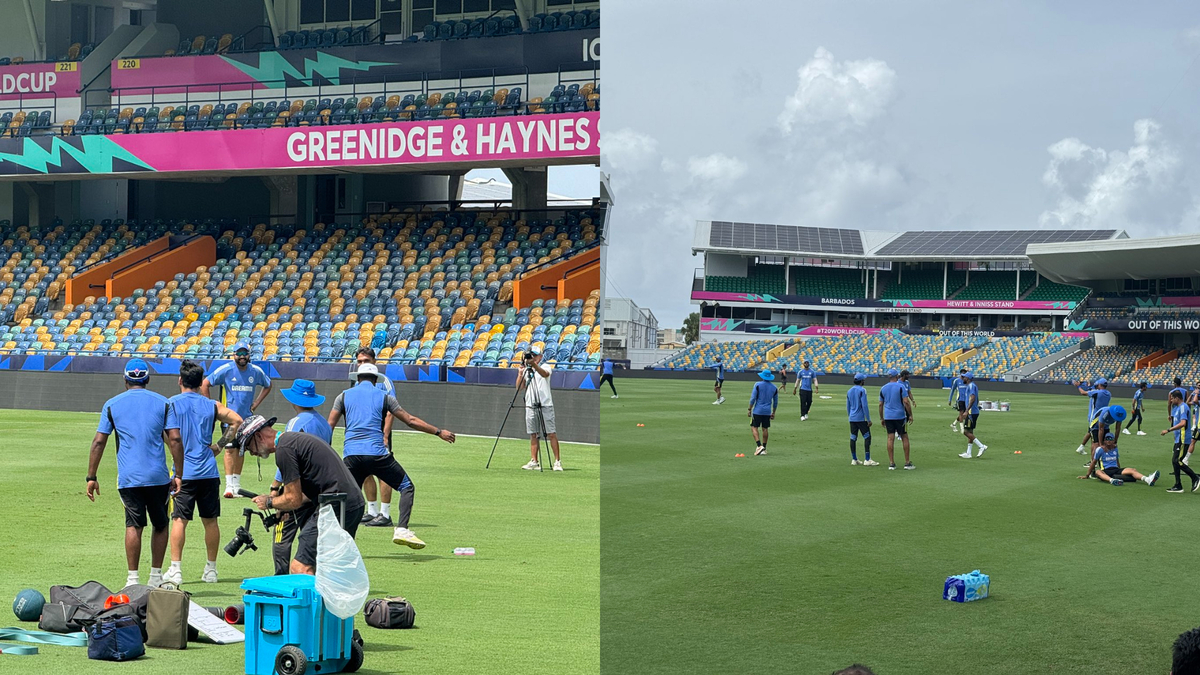 T20 World Cup 2024: Indian team practice session before AFG match