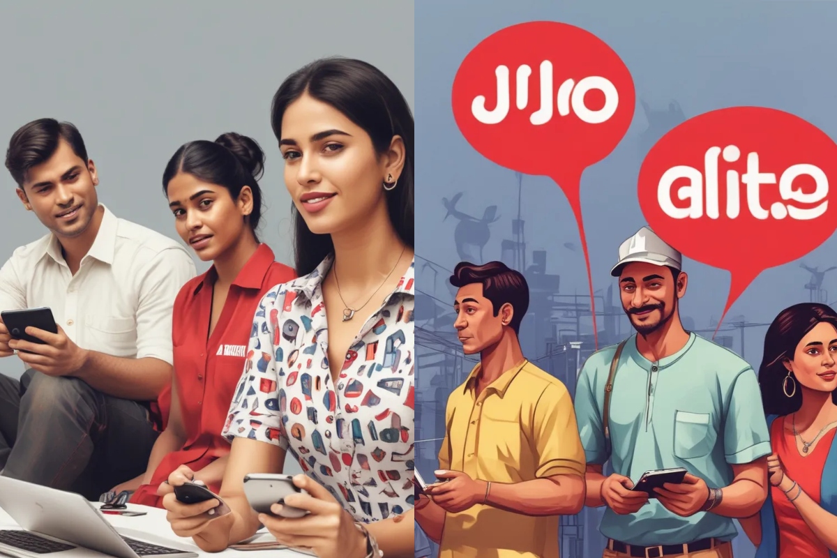 JIO and AIRTEL | AI Generated Image