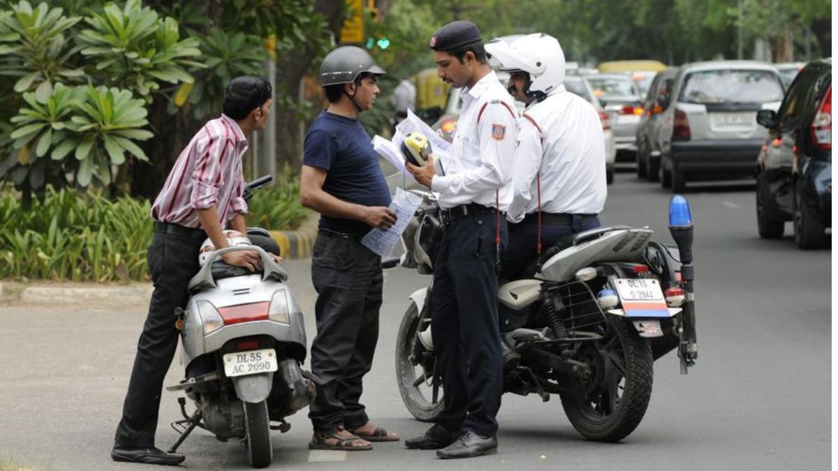 Can a traffic policeman take away the keys from your car?