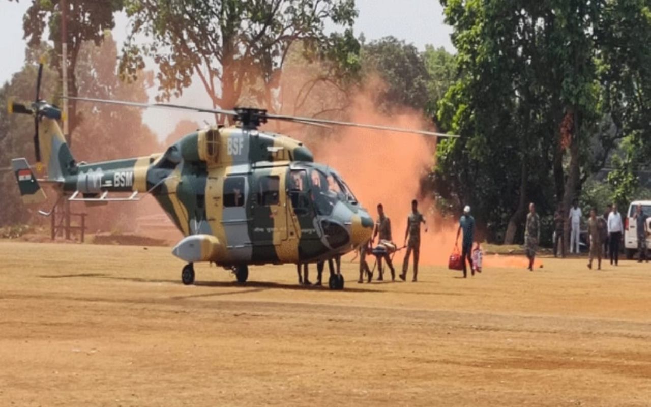 crpf jawan airlift to ranchi