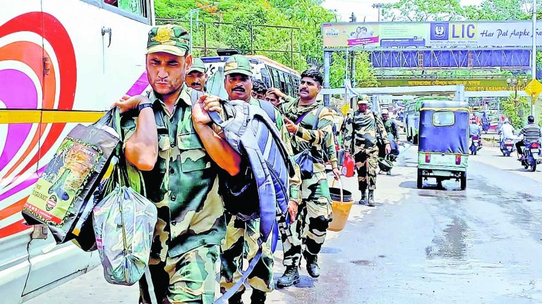 एडीपीसी को मिली सीएपीएफ की 11 कंपनी, 19 जून तक इलाके में रहेंगे तैनात