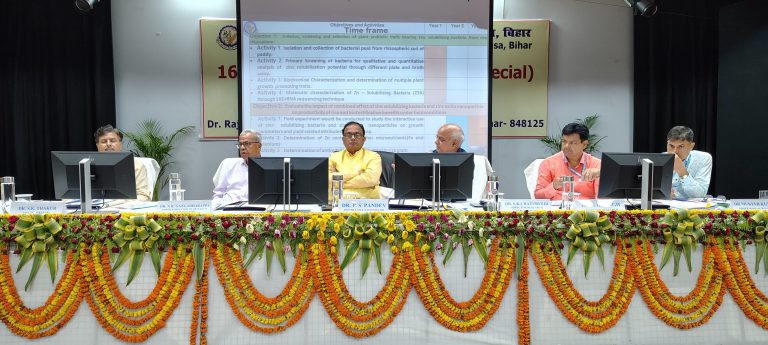 आरएयू: कई अनुसंधान परियोजनाओं की हुई समीक्षा