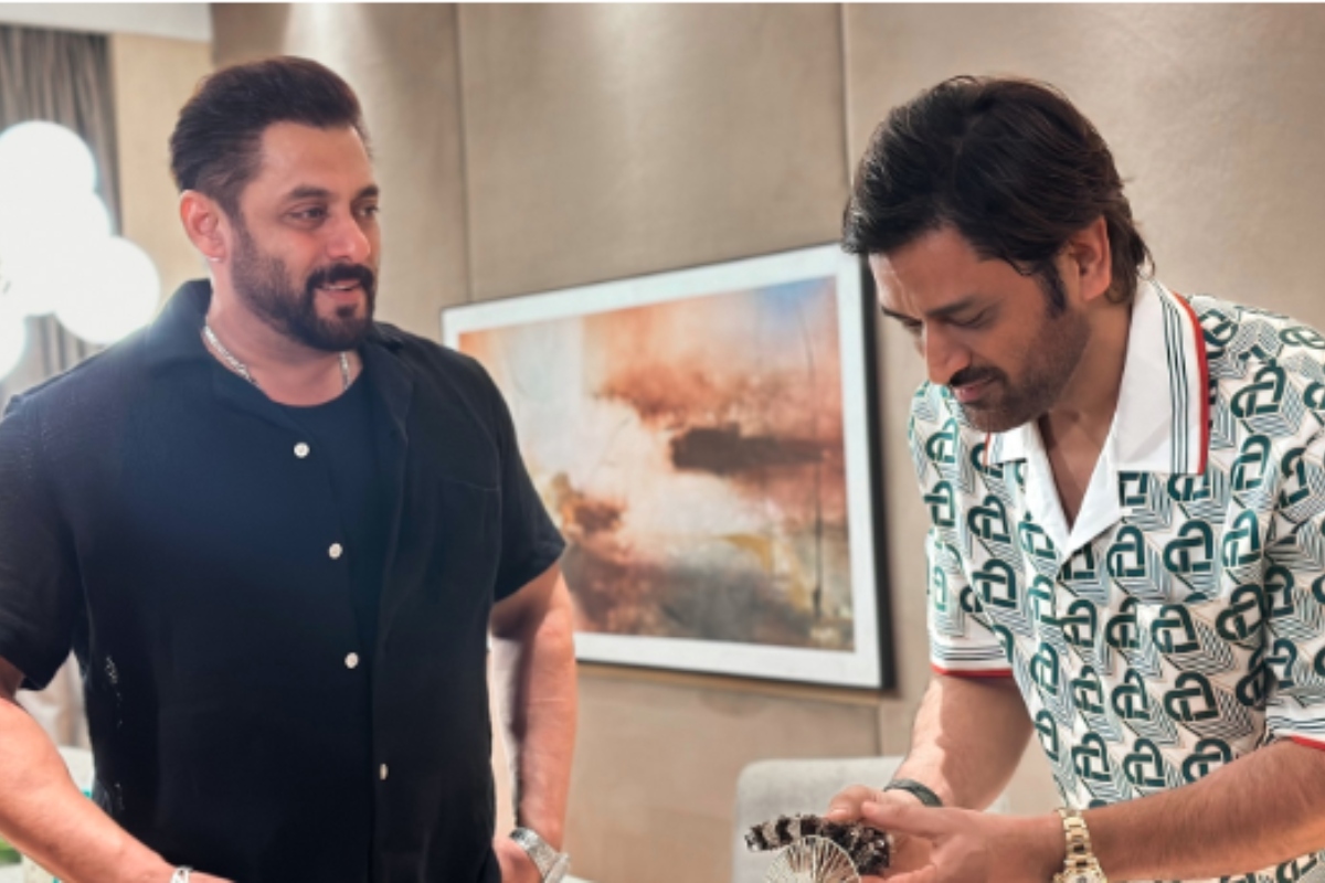 MS Dhoni and Salman Khan